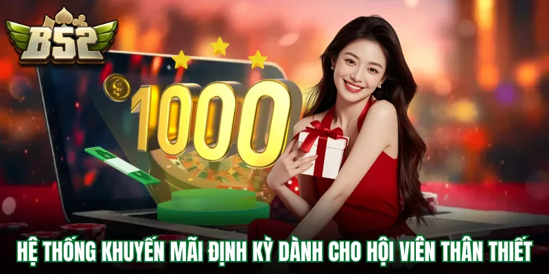 Hệ thống khuyến mãi định kỳ dành cho hội viên thân thiết